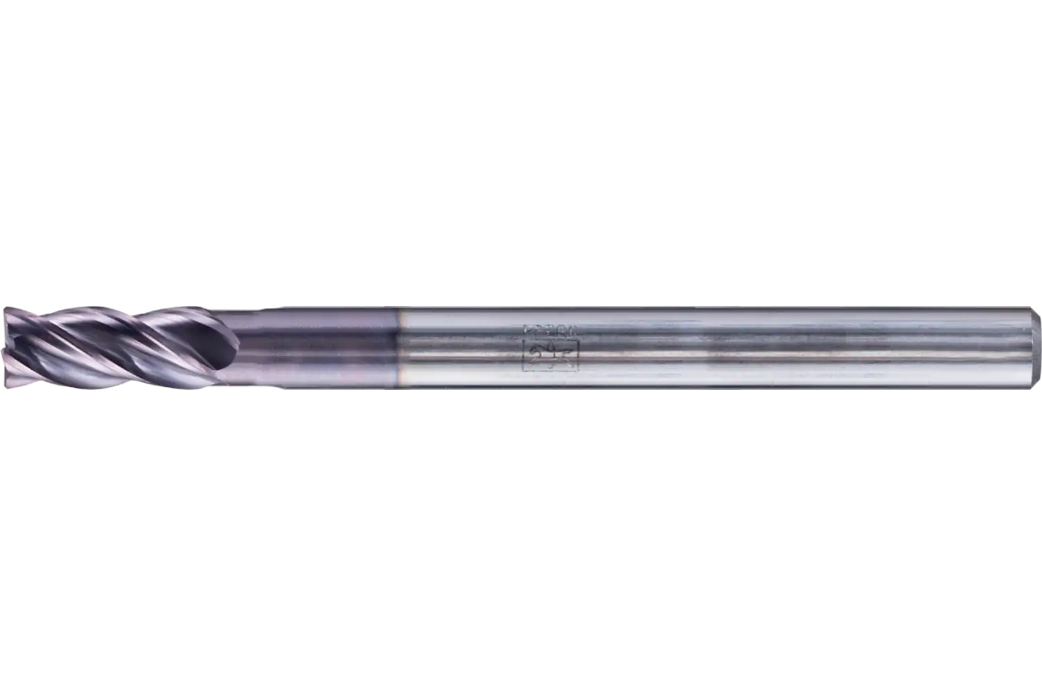 Picture of Pferd Chamfered End Mill, 4 flutes, 1/8" Dia, 1/4" APMX, 1-1/2" OAL, cylindrical shank